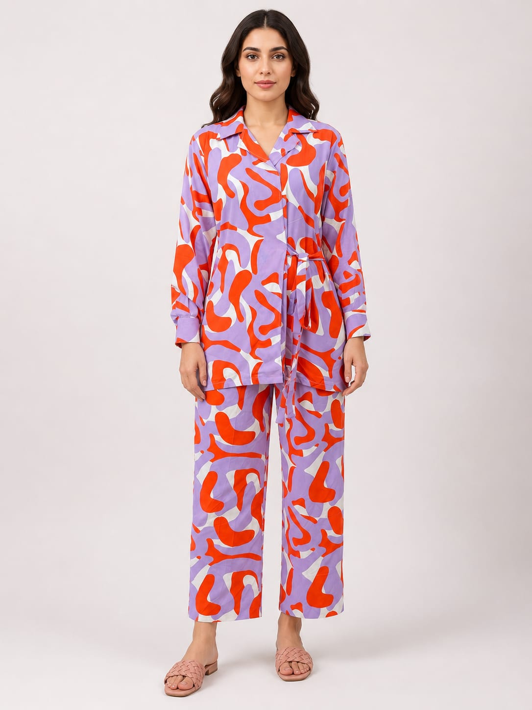 Coral Cord Set
